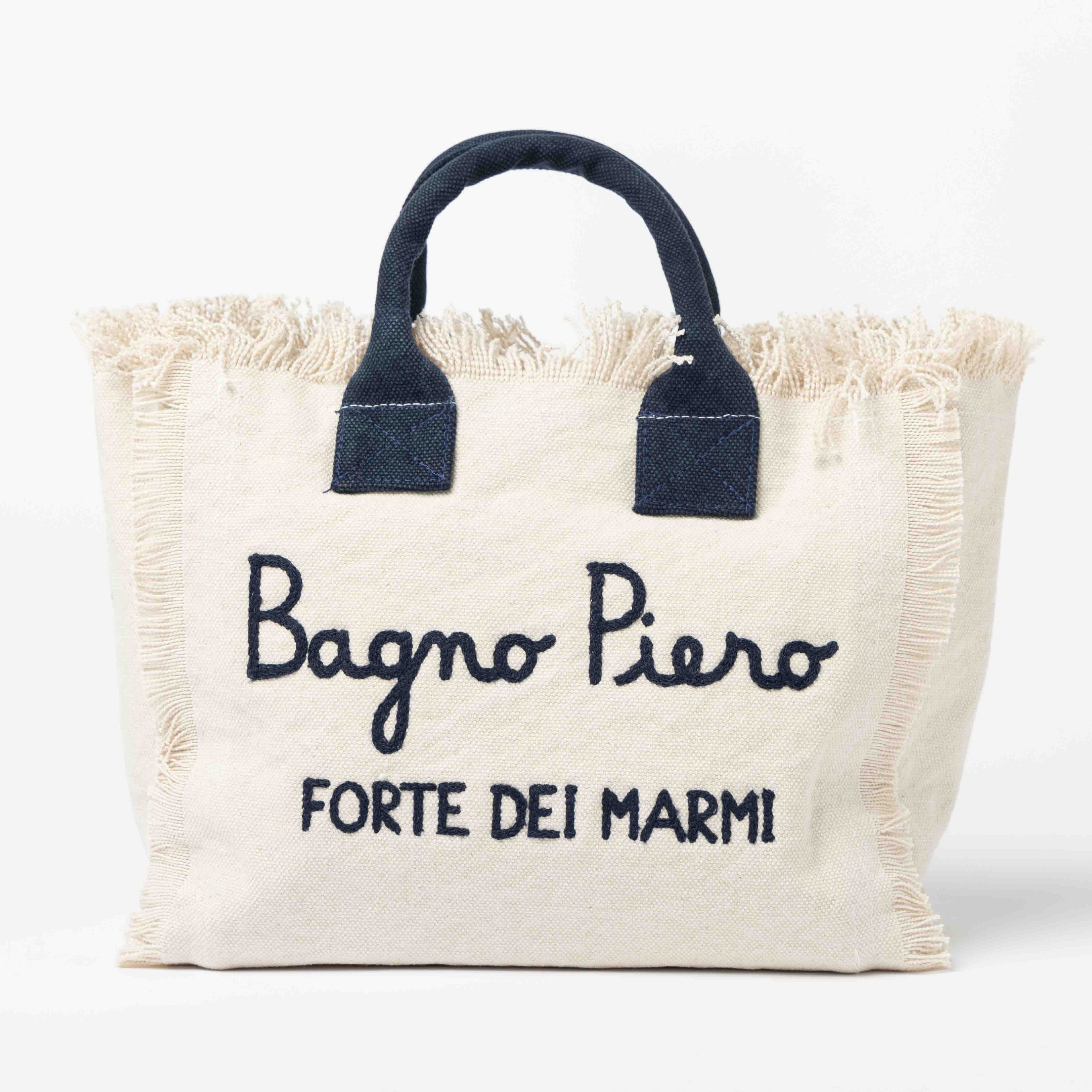 Borsa Saint Barth per Bagno Piero con ricamo