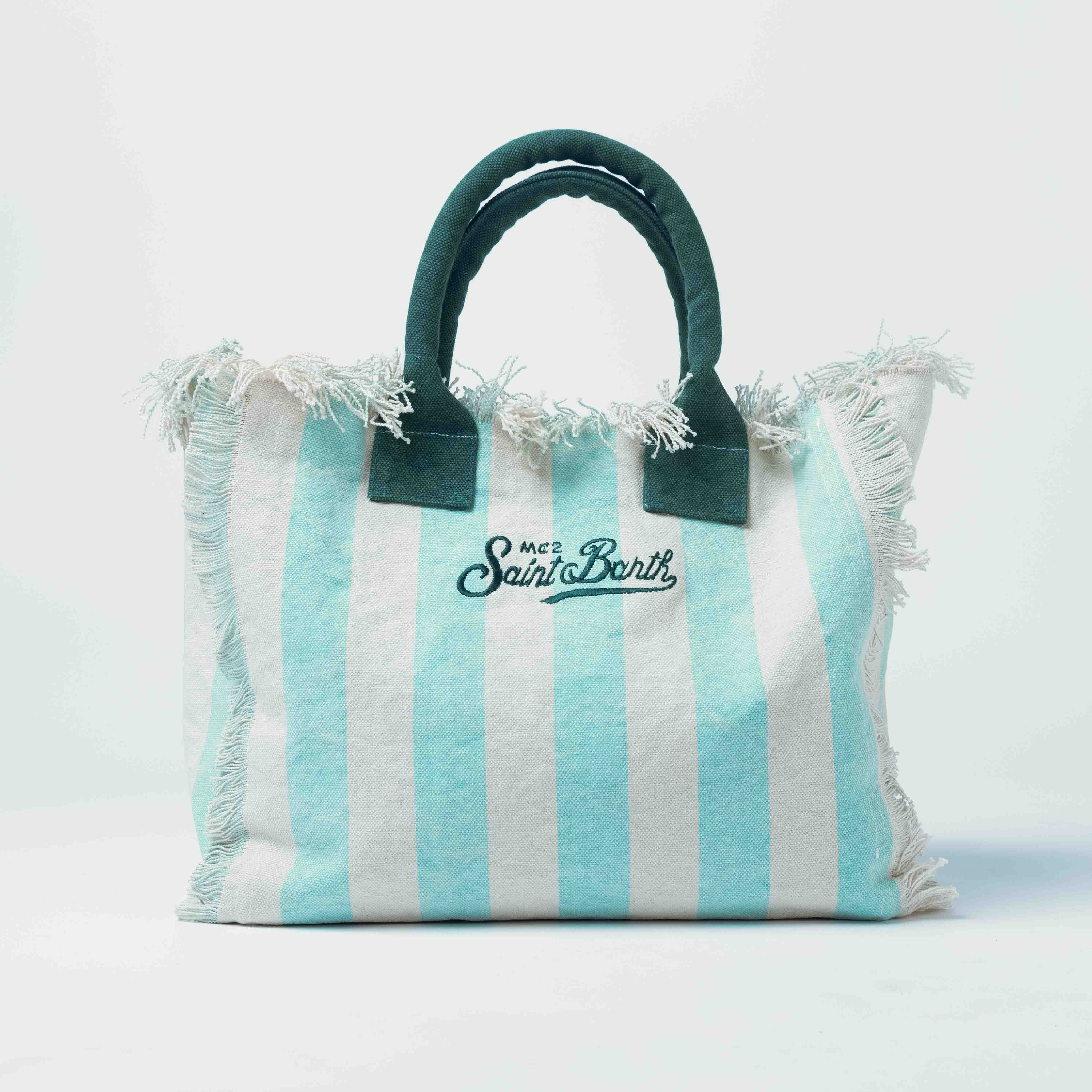 Bagno Piero x Saint Barth striped bag